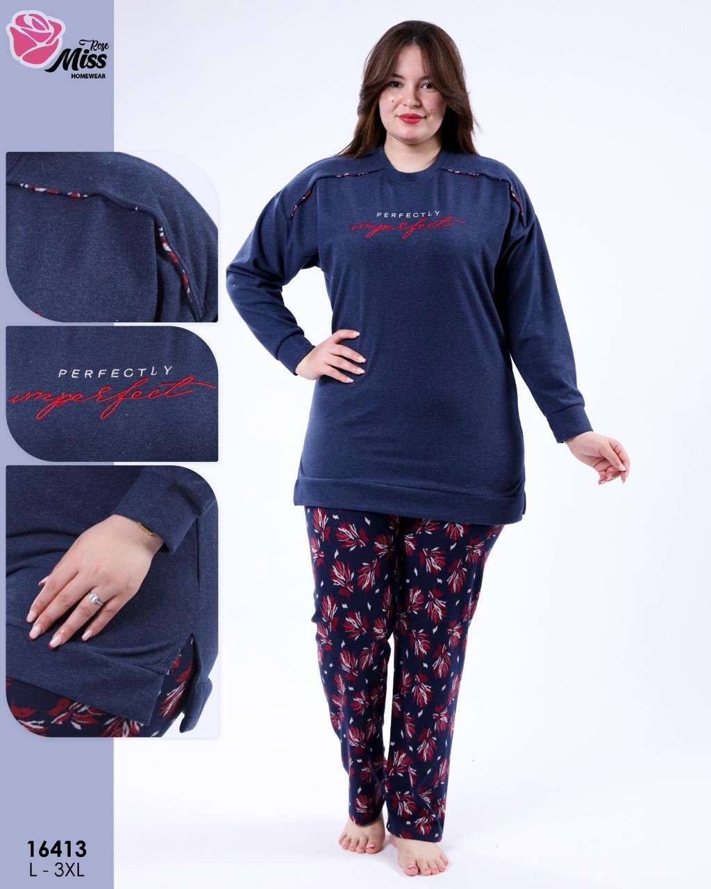 pyjama misse rose 2 pièce